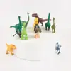 Figuras Decorativas de Pastel de Plástico de Vinilo con Forma de Huevo de Dibujos Animados para Fiestas de Cumpleaños Infantiles, Mesas de Postres y Decoraciones para Hornear