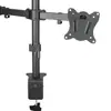 Suporte de exibição Ruisimei, suporte de computador LCD de tela dupla, suporte de mesa para desktop, suporte de duas telas