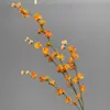 Flores Artificiales Simulación Cruzada Flor de Sauce Crisantemo Nuevo Ramo Uso en Bodas Flores de Seda Artificial de Alta Gama Flores de Simulación Flores Decorativas