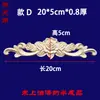 Tallado en Madera Dongyang Piezas de Flor Tallada en Madera Calcomanía Decorativa Tallada en Madera Cabezal de Puerta de Madera Maciza Marco de Puerta de Flor Larga Pared de Fondo Flor de Madera