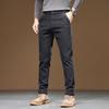 Pantalones Casuales Gruesos de Otoño e Invierno para Hombre, Holgados, Rectos, Estilo Coreano, Modernos, Adelgazantes, Nuevos, Elásticos, Combinan con todo, Pantalones Largos para Hombre
