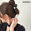 Nuevo Estilo 2025 Pinza para el Cabello con Lindo Diseño de Perrito, Pinza de Garra Pintada en Bloques de Color para Mujer, Aspecto Moderno y de Alta Gama, Pinza de Tiburón para la Parte Posterior de la Cabeza