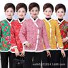 Abrigo acolchado de algodón nuevo para otoño e invierno 2022, abrigo de estilo étnico retro de celebridad de Internet, hebilla de tapeta lateral, abrigo acolchado de algodón para mamá, ropa de mujer
