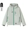 Chaqueta Exterior Estilo Pareja para Hombre, Chaqueta Estilo Montaña, Ropa de Montañismo para Exteriores, Chaqueta 7870, Corte Holgado para Adolescentes