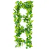 Folhas Artificiais de Hera Verde Vinhas Decorativas Flores Artificiais Decoração de Guirlanda de Folhas para Pendurar na Parede