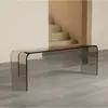 Banco Largo de Acrílico, Silla de Comedor Flotante, Banco para Cambiarse los Zapatos, Banco Largo para Entrada, Entrada de Casa, Dormitorio, Banco al Pie de la Cama, Banco Largo