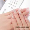 Joias de unhas mais vendidas broca transparente Super Flash coração torto broca machado gota d'água quadrado gordo borboleta diamante branco acessórios de unhas atacado