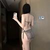 Night Youmi Sexy Sexo Puro Deseo Perspectiva Brillante Camisón Ropa Interior Pasión Sin Espalda Traje de Tentación Club Nocturno para Mujeres