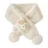 Bufanda de Invierno Nueva para Niñas Jerry Baby Cubrecuellos Peluche Cálido de Invierno Bufanda de Felpa para Niñas Pequeñas
