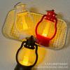 Lámpara de queroseno electrónica pequeña, hecha a mano, para casa de muñecas, paisajismo en miniatura, valle, hermosa atmósfera, decoración navideña de Año Nuevo, dimensión, serie japonesa