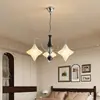 Lámpara de Sala de Estar de Alta Gama de Diseño Francés Retro con Forma de Estrella, Modelo Nuevo 2026, con una Atmósfera Acogedora, Araña Octagonal Vintage con Forma de Estrella para Dormitorio Principal