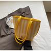 2025 Nueva Bolsa Tote de Moda Simple de Gran Capacidad Versátil Rayada de Gran Capacidad Portátil Bolso de Hombro Bolso Axila para Mujer