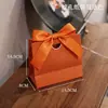 Bolsas de papel en stock, bolsas de regalo con moño, bolsas de joyería de cartón blanco, bolsas para dulces de boda, con logo impreso, diseño de rosa de junio, portátiles y biodegradables
