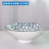 Bol Cónico Estilo Japonés para Uso Doméstico 8 pulgadas Modelo Nuevo Cerámica Bajo Esmalte Bol Grande para Ramen Bol para Sopa de Fideos