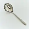 Cuchara para Sopa Antideslizante con Textura Martillada de Acero Inoxidable 304, Cuchara para Fondue, Cuchara para Servir, Cucharón para Sopa, Cuchara de Cocina para el Hogar, Espumadera