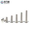 Tornillos de Cabeza Redonda con Hexágono Acolchado de Acero Inoxidable 304, Tornillos de Cabeza Semiredonda Acolchados, Estándar Nacional M2M3M4-M10