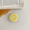 Fruta de verão limão morango aplicável suporte dobrável anel adesivo fivela retrátil dobrável celular desktop