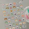 Adesivos Relevo Desenho Animado Fofos em Estoque, Múltiplas Opções Disponíveis, Ursinho Infantil, Coelho, Filhote Adesivos para Nail Art, Estilo Ca