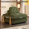 Sofá Perezoso Sofá de Tela para Apartamentos Pequeños, Sala de Estar, Balcón, Tatami, Bloque de Tofu, Sofá Modular Combinado Estilo Crema