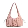 Nova bolsa feminina da moda estilo coreano, bolsa tote versátil, bolsa de ombro e bolsa de mão