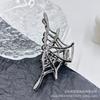 Halloween Outono Novo Temperamento Teia de Aranha Grampo de Cabelo Personalizado Presilha de Metal Liga de Metal Criativa Clip de Tubarão Acessórios de Cabelo