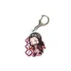 Cazador de demonios: Kimetsu No Yaiba Llavero Acrílico Tanjirou Nezuko Decoración para Bolso Colgante Pequeño Regalo del Día del Niño