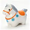 Cavalo Cerâmico Cavalo Giratório Fofo Alívio de Estresse Decoração de Mesa Cavalo Tang Ornamento Rotativo para Casa e Carro Presente Criativo