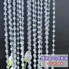 Cortina de Cuentas para Boda de Acrílico Cadena de Cuentas Decoración de Boda Cadena de Cuentas de Cristal Cortina de Puerta de Plástico Adorno Colgante DIY Accesorios