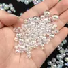 Acrílico Transparente Cor AB Redondo Miçanga DIY Cor Mágica Miçanga Pulseira Colar Corrente de Celular Acessórios de Cabelo Material de Miçangas