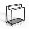 Raquete de badminton raquete de tênis rack de exibição da ilha central da quadra de tênis rack de armazenamento de exibição de raquete de tênis de mesa rack de exibição de tubo de bola