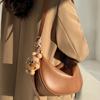 2026 Nuevo Modelo Piel de Vaca de Capa Superior de Alta Gama Estilo Maillard Bolso de Hombro de Moda para Mujer Primavera/Verano Más Vendido Bolso Cruzado tipo Empanada