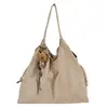 Bolso de Gamuza Retro de Gran Capacidad para Mujer 2026 Nueva Moda Simple para el Trabajo Bolso de Hombro Único Bolso de Mano Tote