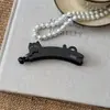 Presilha de Cabelo Acetato Gatinho Fofo Coreana Banana para Mulheres 2025 Nova Popular Presilha Torcida para Rabo de Cavalo Alto Presilha Vertical Acessório de Cabelo