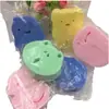 Algodão de banho PVA esponja de banho em formato de animal esponja para lavar o rosto algodão de banho algodão absorvente esponja para polir carro
