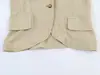 Chaqueta blazer de botones de color liso para mujer, estilo europeo y americano, primavera 2026 82988