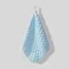 Toalha de Mão de Veludo Coral para Pendurar Absorvente Sem Fiapos Quadrada Pequena Toalha Casa Cozinha Pano de Secagem Rápida Lenço Fofo de Desenho Animado