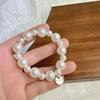 Pulseira de pérolas faixa de cabelo estilo coreano acessórios para o cabelo cocar Internet celebridade nova menina gravata de cabelo corda Dongdaemun bola cabeça jóias