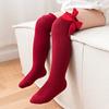 Calcetines para Recién Nacidos Niña Lazo Primavera y Otoño Estilo Delgado Lindos Súper Lindos Calcetines para Bebé de Un Año Luna Llena