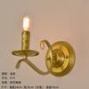 Lámpara de Pared de Vela con Atmósfera Retro Americana, Lámpara de Candelabro de Hierro, Lámpara Decorativa de Pared, Lámpara de Mesita de Noche Francesa de Lujo Ligero