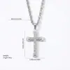 Fornecido Diretamente pelo Fabricante, Marca Europeia e Americana da Moda Colares Decorativos Cravejados com Diamantes, Acessórios Personalizados Tridimensionais Cravejados com Diamantes em Aço Inoxidável, Atacado em Estoque