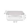 Caja de Conservación Rectangular PET de Alta Transparencia Caja de Almacenamiento Sellada para Comida, Verduras y Frutas de Cocina Caja Congeladora Le Buckle
