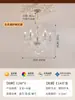 Lustre de Cristal Estilo Francês Feiduo, Luminária Vintage para Sala de Estar, Iluminação de Alto Padrão para Mansão, Luminárias de Luxo Leve para Sala de Jantar e Quarto