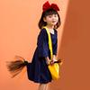 Fantasia de Halloween Pequena Bruxa cosplay vestido Fantasia Infantil Fantasia Infantil Anime Kiki Roupas