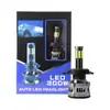 Farol LED para carro X8, três cores, oito lados luminosos, farol integrado de 360 graus para luz alta e baixa, luz para carro modificada h4h7