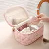 Bolsa de Cosméticos de Gran Capacidad, Brocha de Viaje, Bolsa de Almacenamiento para Productos de Cuidado de la Piel, Bolsa de Tocador Portátil para Chicas con Labiales, Venta al por Mayor