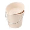 Cubo para el Hogar Cubo de Lavabo de Plástico Cubo para Dormitorio de Estudiantes Artículos de Tocador Cubo para la Colada y el Baño Cubo Grande Engrosado Juego