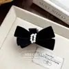 Pinza Agarradera para el Cabello con Lazo de Terciopelo Coreano para Mujeres Pinza Agarradera Dulce para Flequillo Pinza de Tiburón Accesorios para el Cabello al por Mayor