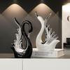 Atacado Swan Home Decoração Criativa Sala de estar TV Armário Decoração de Entrada Housewarming New House Cerâmica Decoração Presente