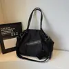 Bolsa Portátil Retro para Motocicleta, Gran Capacidad, Bolso Tote de Moda y Versátil para Mujer, Bolso de Hombro de Mano Simple de Gama Alta