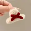 Exquisitos pasadores pequeños con forma de lazo, adecuados para cabello fino, pinzas de tiburón de clip medio, pasadores dulces para flequillo de lado, horquillas y accesorios para el cabello para mujeres